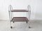 Mid-Century Foldable Rosewood Dinette Bar Trolley, 1960s 1