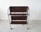 Mid-Century Foldable Rosewood Dinette Bar Trolley, 1960s, Image 8