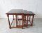 Wood Nesting Tables, 1970s, Set of 3, Image 7
