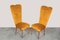 Velvet Dining Chairs, 1950s, Set of 2 1