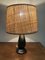 Black Ceramic Table Lamp in the Style of Jacques Blin, 1950s 7