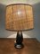 Black Ceramic Table Lamp in the Style of Jacques Blin, 1950s, Image 7