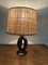 Black Ceramic Table Lamp in the Style of Jacques Blin, 1950s 3