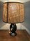 Lampe de Bureau Noire en Céramique dans le Style de Jacques Blin, 1950s 6