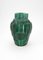 Art Deco Malachite Glass Vase by Artur Pleva for Curt Schlevogt, 1934 12