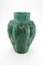 Art Deco Malachite Glass Vase by Artur Pleva for Curt Schlevogt, 1934 10