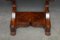 French Mahogany & Marble Console Table, 1850s 8