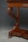 French Mahogany & Marble Console Table, 1850s 5
