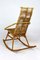 Mid-Century Rattan Schaukelstuhl, 1960er 12