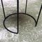 Italian Modern Black Metal & White Leather Dining Chairs, 1980s, Set of 4 12