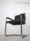 Chaise de Bureau Cantilever Vintage en Similicuir Noir, 1970s 5