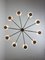 Large Minimalist 10-Arm Chandelier, 1950s, Image 4