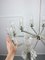 Lámpara de araña minimalista grande de diez brazos, años 50, Imagen 7