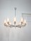 Large Minimalist 10-Arm Chandelier, 1950s, Image 1