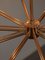Lámpara de araña minimalista grande de diez brazos, años 50, Imagen 15