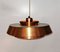 Copper Nova Ceiling Lamp by Johannes Hammerborg for Fog & Mørup, 1960s 6