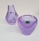 Bohemian Glass Vases by Miroslav Klinger, 1960s, Set of 2 2