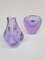 Bohemian Glass Vases by Miroslav Klinger, 1960s, Set of 2 1