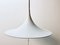 Small White Semi Ceiling Lamp by Claus Bonderup & Torsten Thorup for Fog & Mørup, 1960s 5