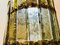 Lampada da soffitto brutalista in ferro battuto, vetro e oro, Italia, anni '70, Immagine 15