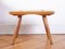 Vintage Czech Rustic Stool, 1940s, Image 1