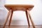 Vintage Czech Rustic Stool, 1940s, Image 3