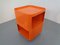 Carrello Componibile arancione modulare di Anna Castelli Ferrieri per Kartell, anni '70, Immagine 9