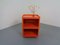 Carrello Componibile arancione modulare di Anna Castelli Ferrieri per Kartell, anni '70, Immagine 18