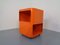 Carrello Componibile arancione modulare di Anna Castelli Ferrieri per Kartell, anni '70, Immagine 1