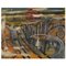 Ivy Lysdal, acrílico sobre lienzo, pintura modernista abstracta, finales del siglo XX, Imagen 1