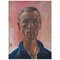 Männliches Portrait, 1960er, Öl auf Holz 1