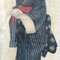 Portraits Japonais du Début du 20ème Siècle Peints à la Soie, Set de 2 4