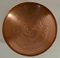 Large Decorative Copper Bowl with Etched Motive 5