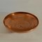 Large Decorative Copper Bowl with Etched Motive, Image 4