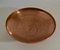 Large Decorative Copper Bowl with Etched Motive, Image 8
