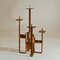 Brutalist Geometric Candelabra for Four Candles, Image 3