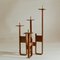 Brutalist Geometric Candelabra for Four Candles 6