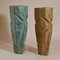 Pottery Vases in Blue and Beige Glaze, Set of 2 6