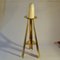 Large Brass Floor Candle Holder, 1950s 5