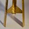 Large Brass Floor Candle Holder, 1950s 7
