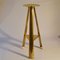 Large Brass Floor Candle Holder, 1950s 2