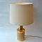 Gilded and Stoneware Ceramic Table Lamps from Bitossi, Italy, Set of 2 5