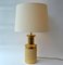 Gilded and Stoneware Ceramic Table Lamps from Bitossi, Italy, Set of 2, Image 2