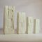 White Square Relief Vases, Set of 4, Image 8
