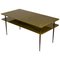 Olive Green Glass Coffee Table, Italy, 1950s 1