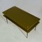 Olive Green Glass Coffee Table, Italy, 1950s 5