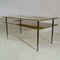 Olive Green Glass Coffee Table, Italy, 1950s 2