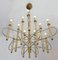 Brass and Nickel Sputnik Chandelier by Gaetano Sciolari, Italy, 1960s 6