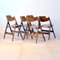 Plywood Folding Chairs by Egon Eiermann, 1950s, Set of 4 7