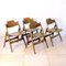 Plywood Folding Chairs by Egon Eiermann, 1950s, Set of 4 3